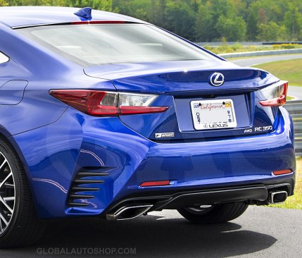Lexus Rc200t Rear 2015-2025 Lexus RC200t RC300 RC350 RC F Rear Chrome Trunk Lid Molding ...
