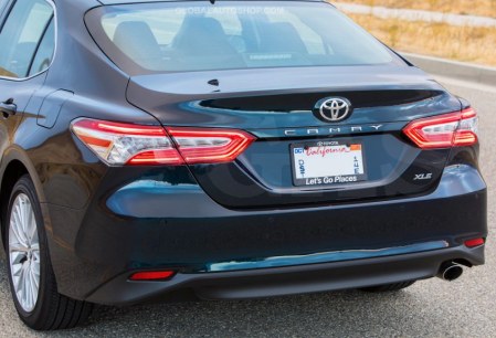 GalaxyMotoInc Triple Chrome Tailgate Handle Cover For 2011-2014 Toyota Camry