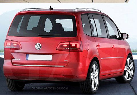 Touran Rear 2003-2019 Volkswagen Touran Rear Chrome Trunk Lid Trim | Chrome ...